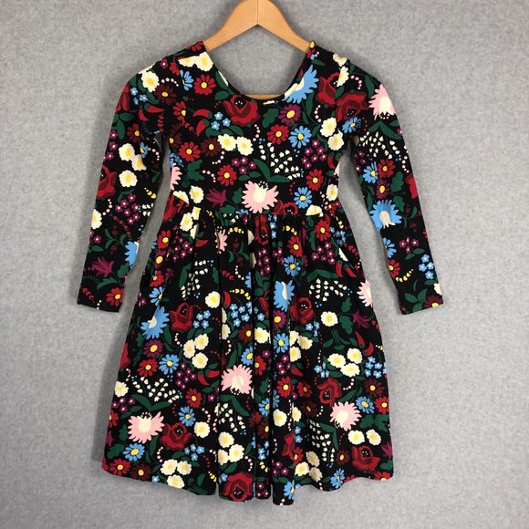 Hanna Andersson Other - Hanna Andersson Floral Print Long Sleeve Black Size 10